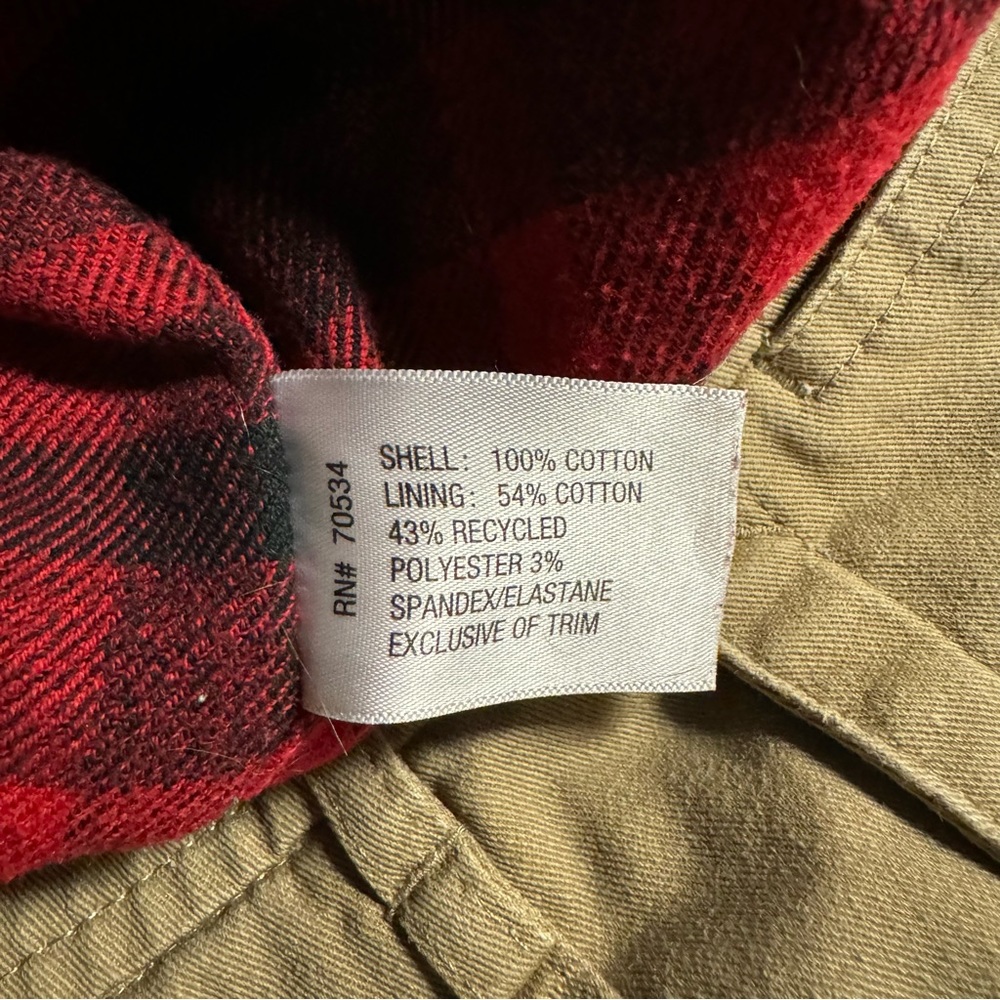 Orvis mens “flannel” lined pants size 40x30. Refer to measurements - Picture 6 of 6